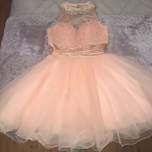 Sherri hill blush pink dress